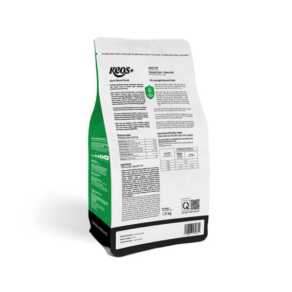 Hạt KEOS+ Urinary Care Ocean Fish 1.5kg - Hạt Hỗ Trợ Tiết Niệu Cho Mèo