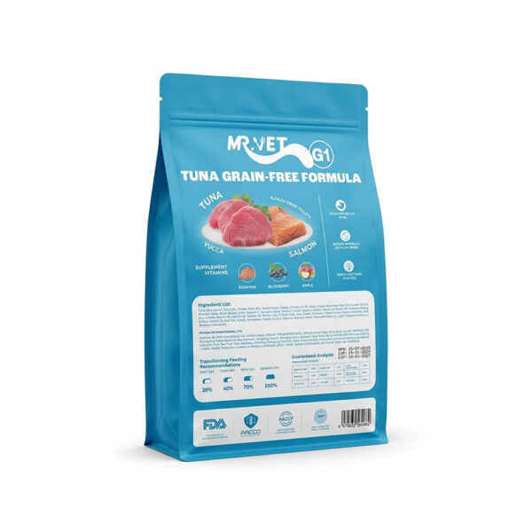 hat-meo-mr-vet-g1-grain-free-tuna-ca-ngu-1 Hạt mèo Mr. Vet T1 Chicken Beef 1kg - Hỗ trợ tiêu hóa cho mèo