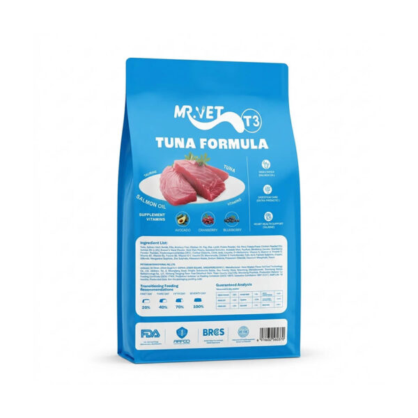 Hạt mèo Mr Vet T3 Tuna Formula 1kg - Thức Ăn Hỗ Trợ Tiết Niệu Cho Mèo