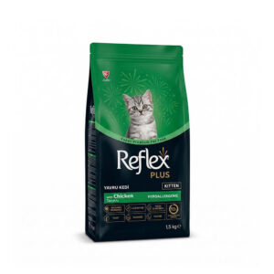 Hạt Mèo Reflex Plus Kitten Chicken 1.5kg - Thức Ăn Super Premium Cho Mèo Con