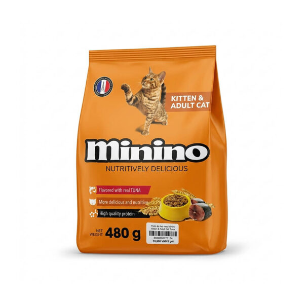 Hạt Cho Mèo Minino Yum Vị Cá Ngừ - Dinh Dưỡng Cân Bằng Cho Mèo Cưng