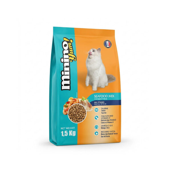 Hạt Minino Hải Sản - Thức Ăn Cho Mèo Minino Vị Hải Sản (Seafood Mix)