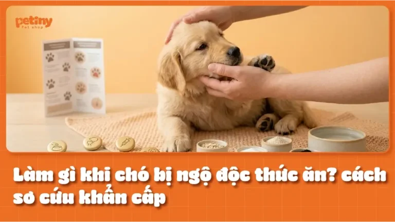 Làm gì khi chó bị ngộ độc thức ăn? cách sơ cứu khẩn cấp