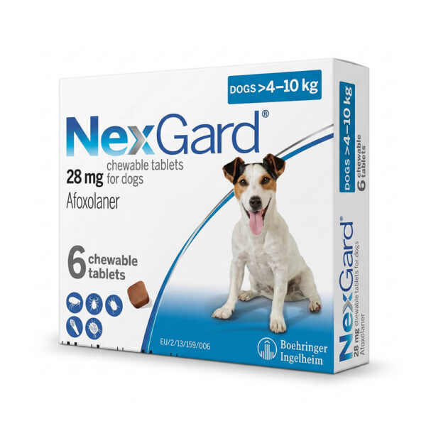 vien-nhai-nexgard-tri-ve-ran-cho-cho-4-10kg Viên Nhai NexGard Trị Ve, Bọ Chét Cho Chó - Chính Hãng Boehringer Ingelheim