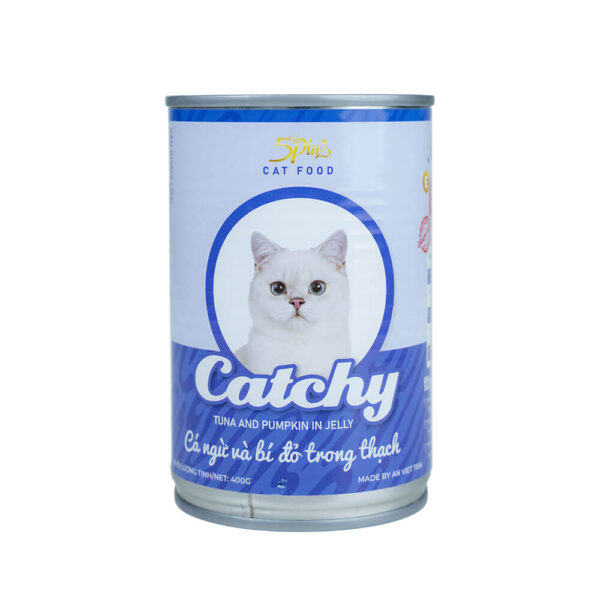 Pate-Meo-Catchy-Ca ngu&Bi do-400g Pate Mèo Catchy Lon 400g Chính Hãng - Đa Dạng Hương Vị