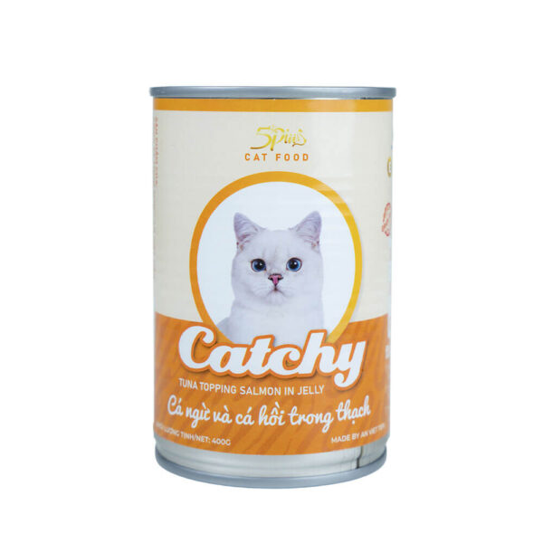 Pate-Meo-Catchy-Ca ngu&Ca hoi-400g Pate Mèo Catchy Lon 400g Chính Hãng - Đa Dạng Hương Vị