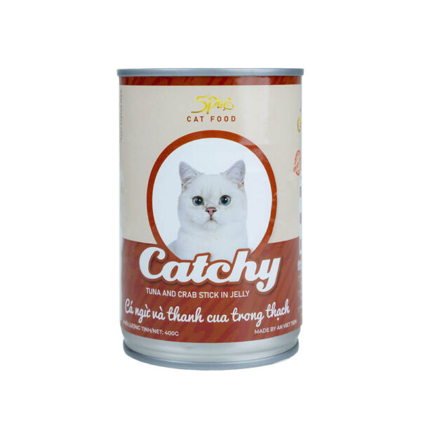 Pate-Meo-Catchy-Ca ngu&Thanh cua-400g Pate Mèo Catchy Lon 400g Chính Hãng - Đa Dạng Hương Vị