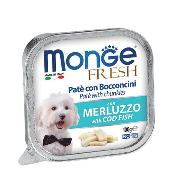 Pate chó Monge 100g ColdFish - vị Cá tuyết
