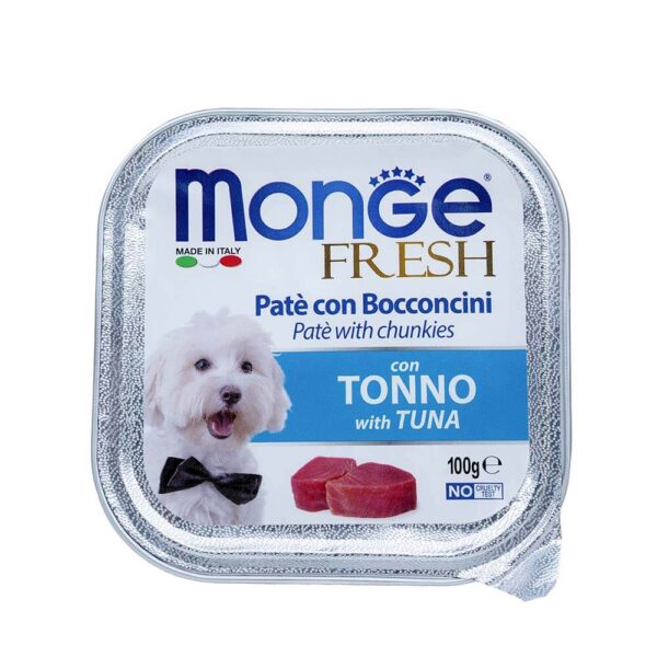 Pate chó Monge 100g Tuna - vị cá ngừ
