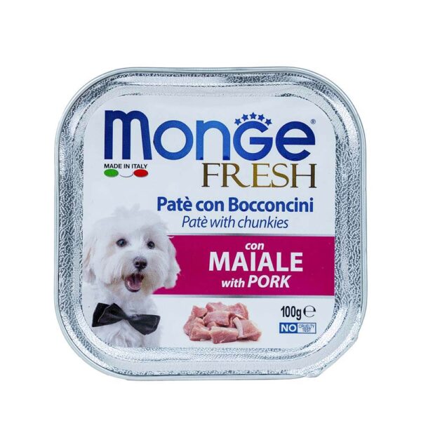 Pate chó Monge 100g Pork - vị Thịt Heo