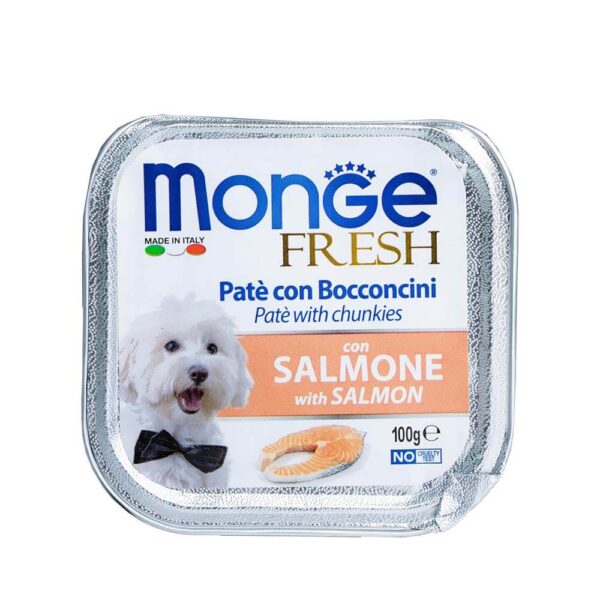 Pate chó Monge 100g Salmon - vị cá hồi