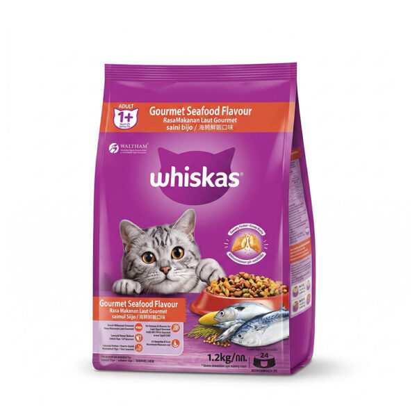 hat-meo-whiskas-adult-gourmet-seafood-1.2kg Hạt Whiskas Adult Gourmet Seafood Vị Hải Sản 1.2kg Cho Mèo Trên 1 Tuổi