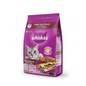 hat-meo-whiskas-adult-grilled-saba-1.2kg Hạt Whiskas Adult Vị Cá Saba Nướng 1.2kg Cho Mèo Trên 1 Tuổi