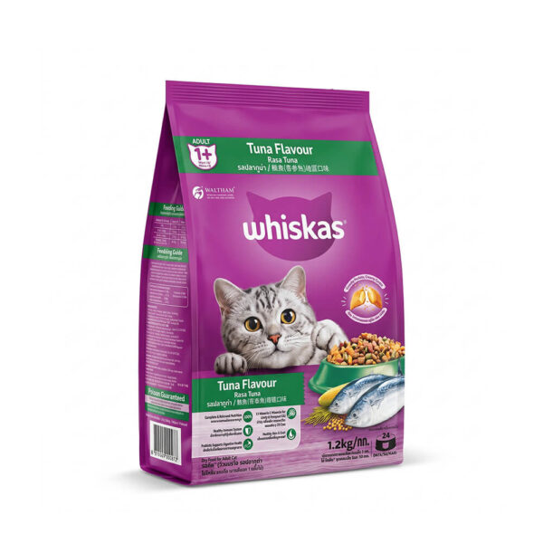 Hạt Mèo Whiskas Adult Vị Cá Ngừ (Tuna Flavour) - Gói 1,2Kg