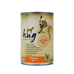 Pate Chó HUG Lon 400g Vị Gà - Thức Ăn Dinh Dưỡng Cho Chó