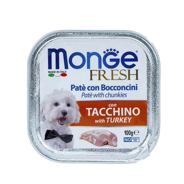 Pate chó Monge 100g Turkey - vị gà tây