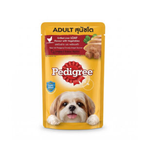 Pate chó Pedigree Adult vị gan nướng & Rau Củ 130g Cho Chó Trưởng Thành