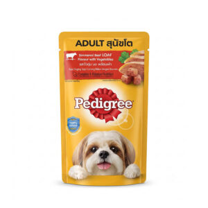 Pate Pedigree Adult Vị Bò Hầm Rau Củ 130g - Dinh Dưỡng Chó Trưởng Thành