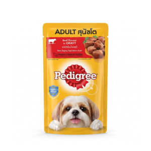 Pate Chó Pedigree Adult Vị Bò Sốt 130g Cho Chó Trưởng Thành