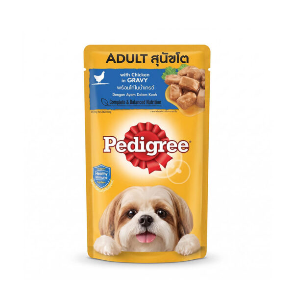 Pate Pedigree Adult Vị Gà Sốt 130g - Dinh Dưỡng Cho Chó Trưởng Thành