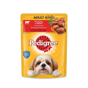 Pate chó Pedigree Vị Bò 80g Cho Chó Trưởng Thành