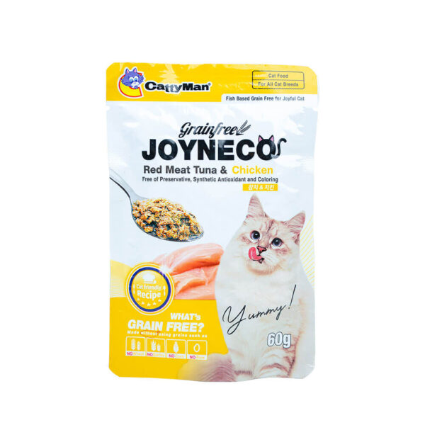 Pate Mèo Joyneco Gói 60g Chính Hãng - Không Ngũ Cốc Đa Dạng Vị