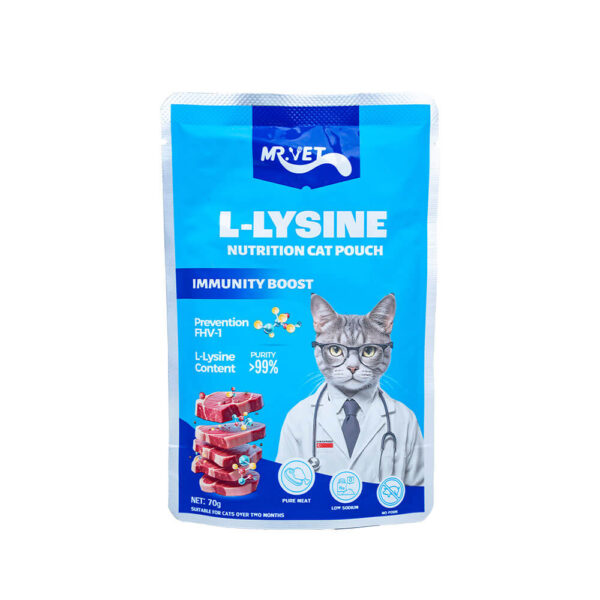 Pate Mèo Mr. Vet Túi 70g - Thức Ăn Ướt Dinh Dưỡng Cho Mèo