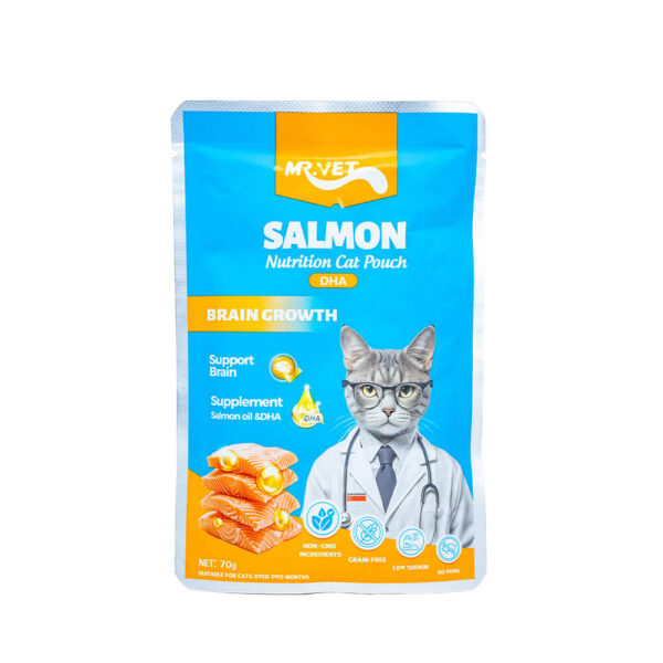 Pate Mèo Mr. Vet Túi 70g - Thức Ăn Ướt Dinh Dưỡng Cho Mèo