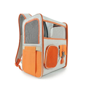 balo-thu-cung-pet-bag-1 Balo Vận Chuyển Thú Cưng Pet Bag Màu Cam (Kích Thước 42x23x34cm)