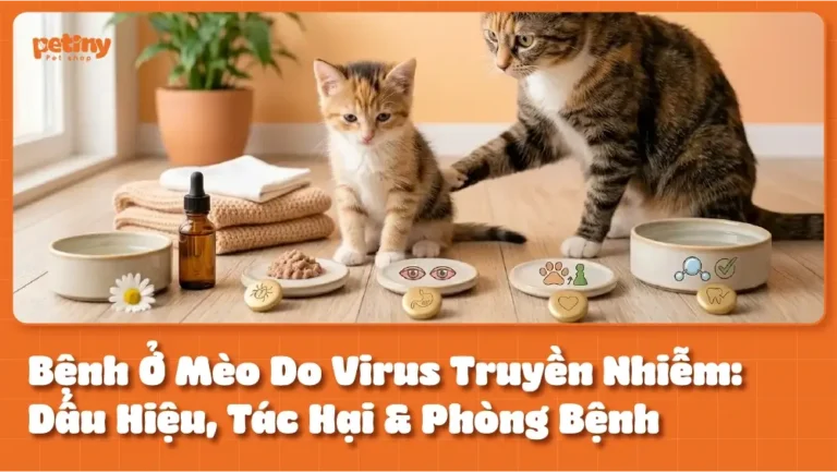 Bệnh Ở Mèo Do Virus Truyền Nhiễm: Dấu Hiệu, Tác Hại & Phòng Bệnh