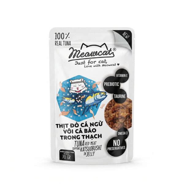 pate-meo-meowcat-goi-70g-ca-ngu-ca-bao Pate Mèo Meowcat Gói 70g Chính Hãng - Vị Cá Ngừ & Cá Bào