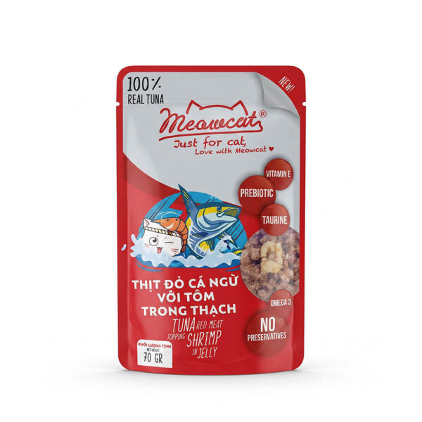 pate-meo-meowcat-goi-70g-ca-ngu-tom Pate Mèo Meowcat Gói 70g Chính Hãng - Vị Cá Ngừ & Tôm