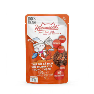 Pate Mèo Meowcat Gói 70g Chính Hãng - Vị Cá Ngừ & Thanh Cua