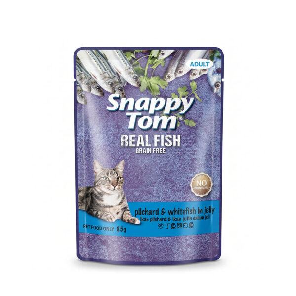 pate-meo-snappy-tom-goi-85g-ca-moi-ca-trang Pate Mèo Snappy Tom Gói 85g Chính Hãng - Cá Mòi & Cá Trắng