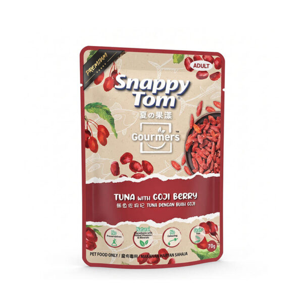 pate-meo-snappy-tom-gourmers-goi-70g-ca-ngu-ky-tu Pate Mèo Snappy Tom Gourmers Gói 70g Chính Hãng - Cá Ngừ & Kỷ Tử