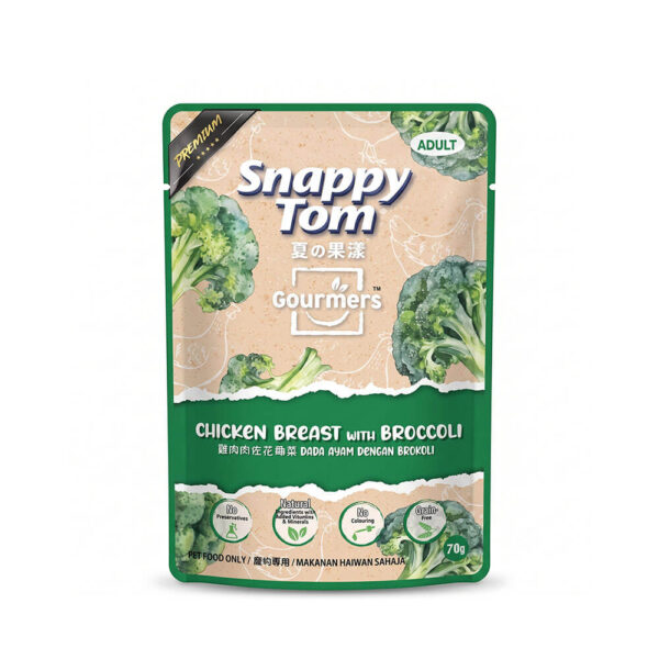 pate-meo-snappy-tom-gourmers-goi-70g-ga-bong-cai-xanh Pate Mèo Snappy Tom Gourmers Gói 70g Chính Hãng - Gà & Bông Cải Xanh