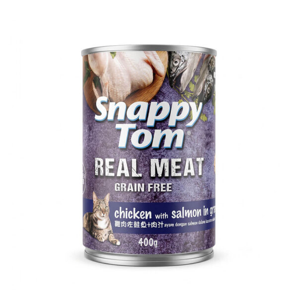 pate-meo-snappy-tom-lon-400g-ga-ca-hoi Pate Mèo Snappy Tom Lon 400g Chính Hãng - Vị Gà & Cá Hồi