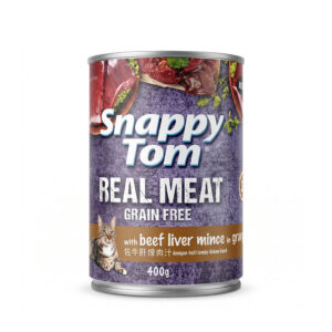 Pate Mèo Snappy Tom Lon 400g Chính Hãng - Vị Bò