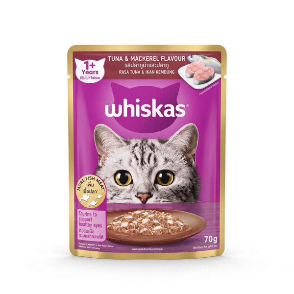 pate-meo-whiskas-goi-70g-ca-ngu-ca-thu Pate Mèo Whiskas Gói 70g/80g Chính Hãng - Vị Cá Ngừ & Cá Thu