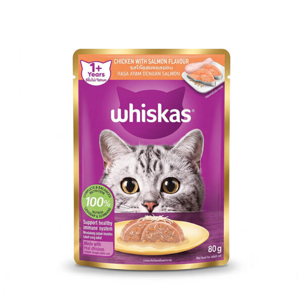 pate-meo-whiskas-goi-80g-ga-ca-hoi Pate Mèo Whiskas Gói 70g/80g Chính Hãng - Vị Gà Cá Hồi